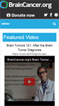 Mobile Screenshot of braincancer.org